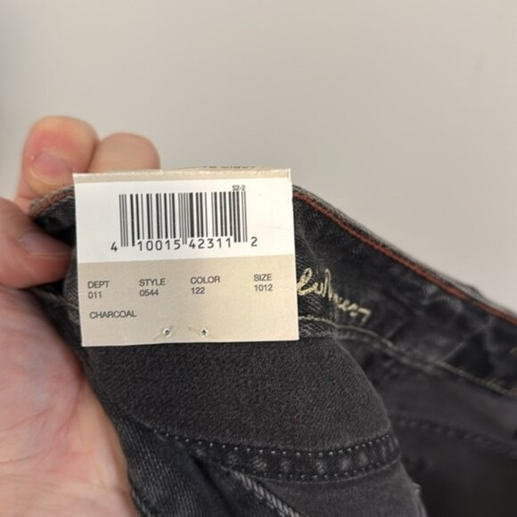 Eddie Bauer Classic Bootcut Charcoal Black Jeans Size 12 Length 32 BNWT - Picture 5 of 6